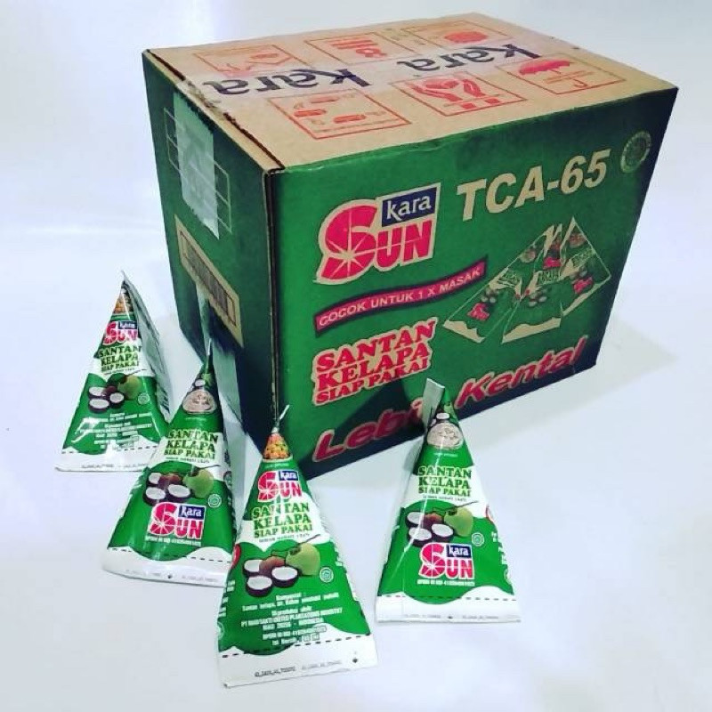 

1 dus santan kara 65ml isi 36pcs