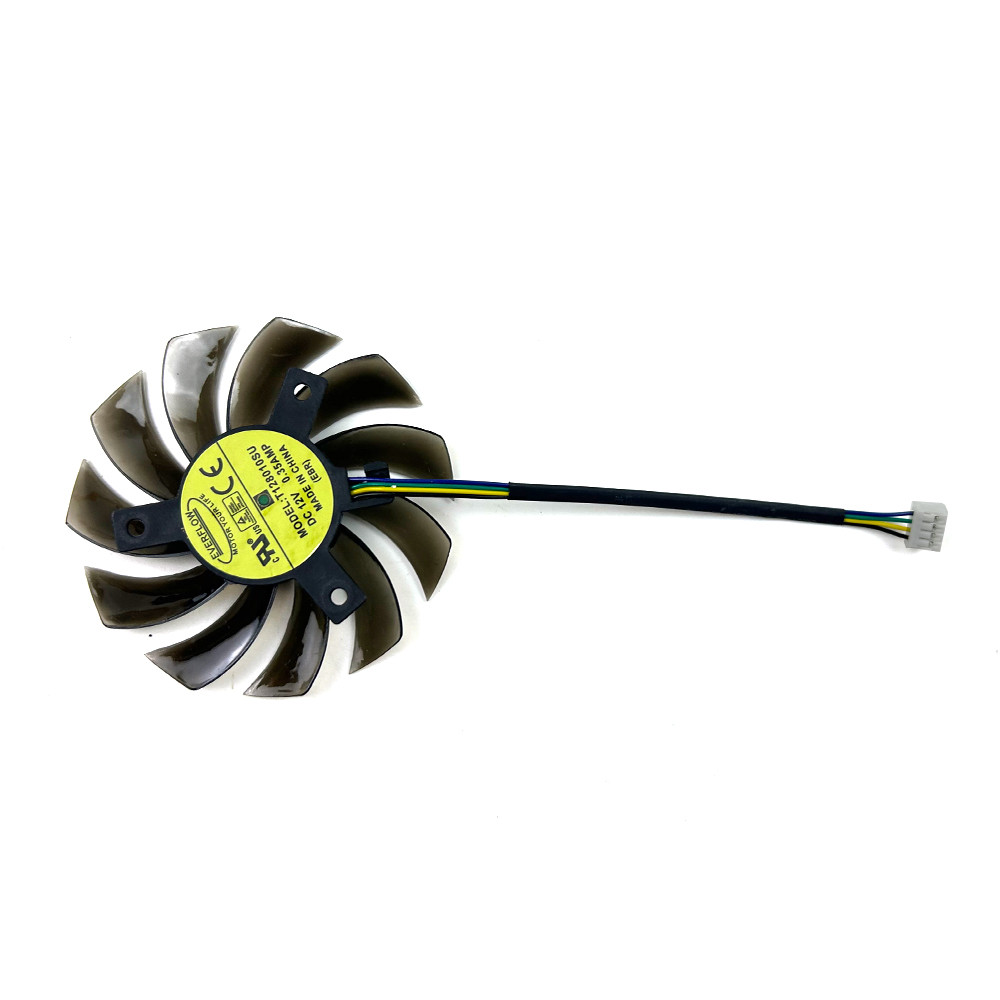 Cooling Fan 75MM 4PIN T128010SU PLD08010S12HH For Gigabyte GTX 980 760 670 580 770 760 960 560Ti R9 