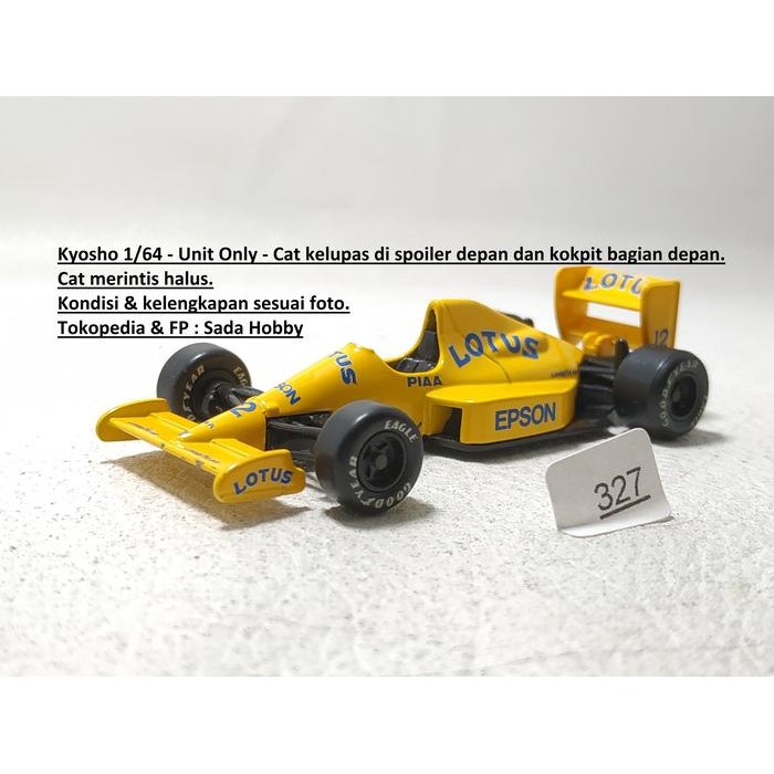 Kyosho Diecast Skala 1/64 F1 Lotus 101 No 12 Satoru Unit Only