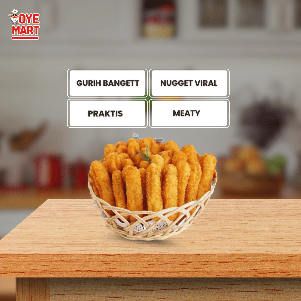 

KANZLER CRISPY CHICKEN NUGGET STICK 250GR/NAGET STIK KEMASAN MINI