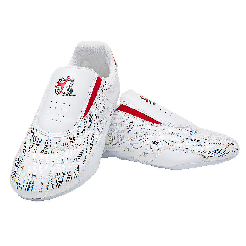 Breathable White Taekwondo Shoes Kung Fu Shoes Wushu Taichi Karate Martial Arts Wrestling Fighting S