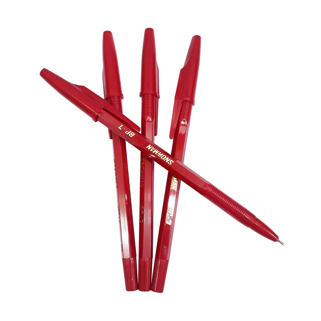 

Snowman Bp-7 Merah Pulpen Pena Ballpoint