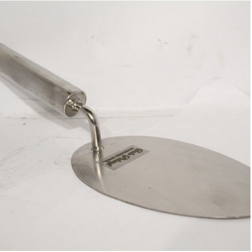 [PROMO] Cetok Semen Telur Stenlis / Cetok Semen Stainless Kecil - Besar / Sendok Semen Stainlis Telu