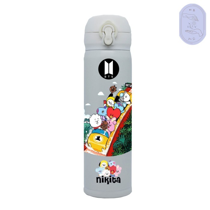 

[Best Seller] MISO BT21 MURAH/MERCHANDISE BTS BOTOL MINUM/SOUVENIR MURAH/HAMPER - ROSEGOLD, CETAK 1 SISI