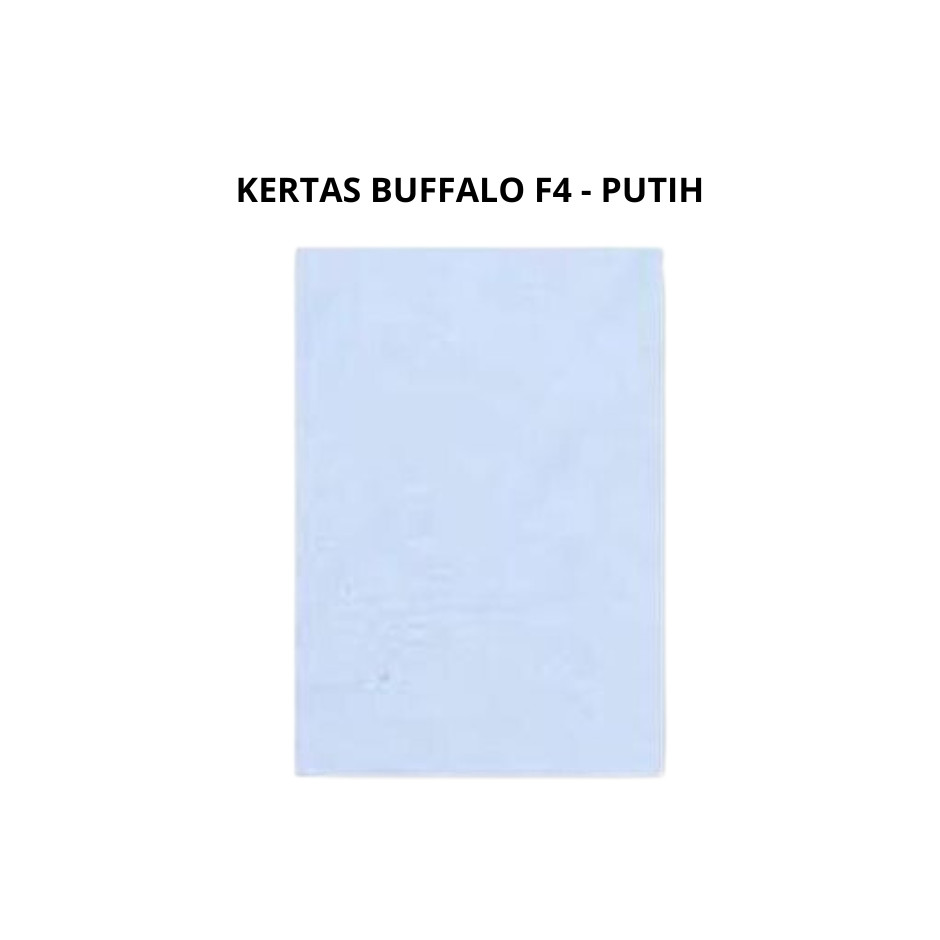 

KERTAS BUFFALO F4 PUTIH KERTAS COVER JILID SAMPUL