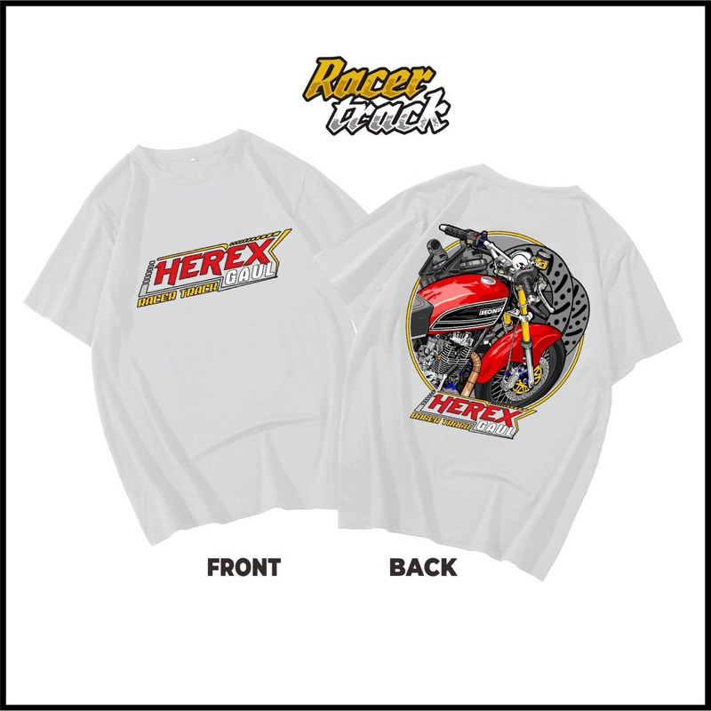 KAOS ATASAN PRIA HONDA HEREX CB MP GL TIGER RACING ORIGINAL KEREN