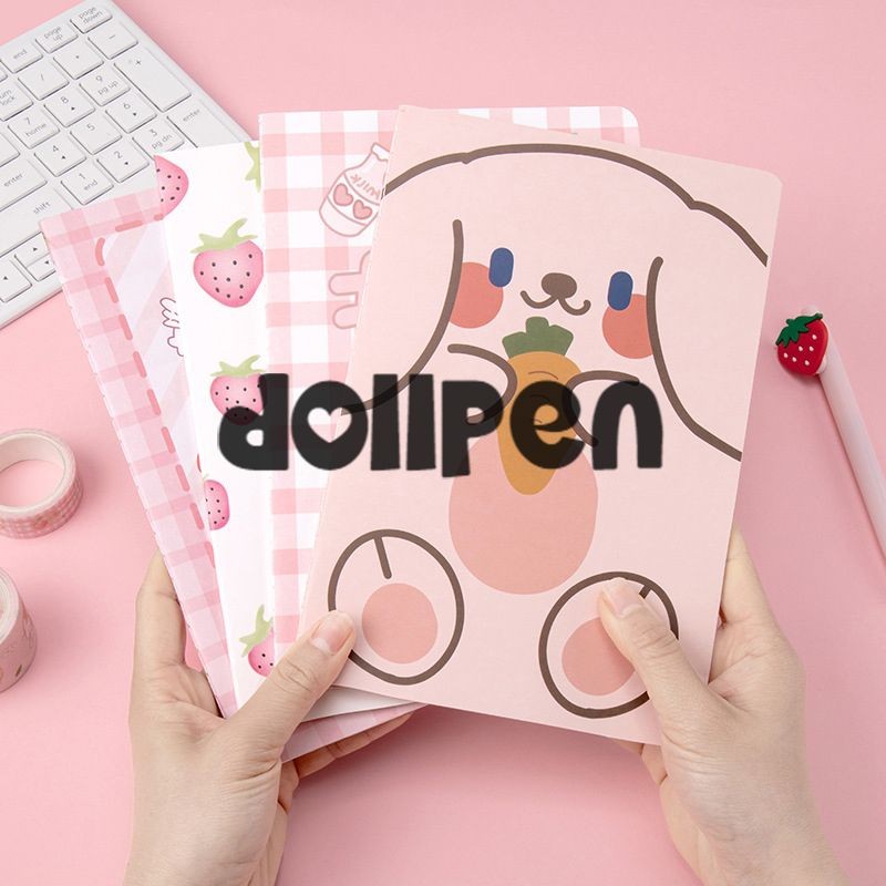 

【qing】Buku Catatan A5 Kreatif Buku Catatan Perlengkapan Kantor Alat Tulis Siswa Lucu