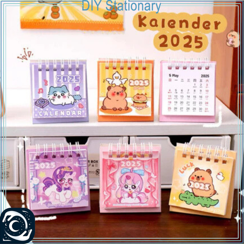 

Kalender 2025 Calender Mini Aesthetic Cartoon Lucu (BACA DESKRIPSI) Dslover