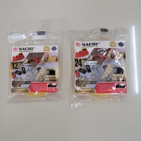 

Selotip / Isolasi Nachi Stationery Tape - 12 mm 24 mm
