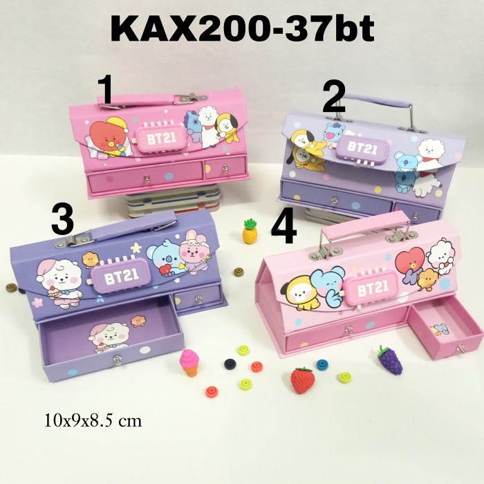 

[New]Promo SOS Kotak Pensil Karton KAX200-37 / Tempat Pensil / Pencil Case - KAX200-37BT, bebas