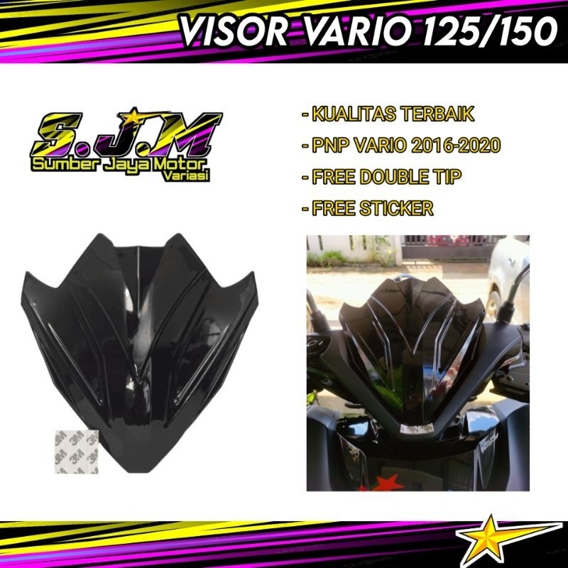 Visor Vario 125 Old Vario 125 New Visor Vario 150 New Variasi Vario Aksesoris Motor Visor Beat Fi
