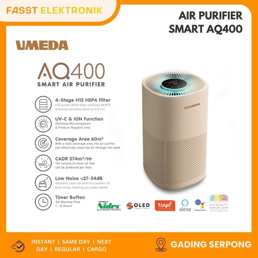 UMEDA Smart Air Purifier AQ400