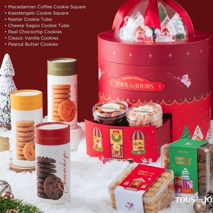 

Tous Les Jours Christmas Hampers Medan 2024 / Christmas Gift / Christmas Parcel / Parcel Natal / Parcel Natal / Natal Parcel / Parcel Medan / Parcel 2024 - Holiday Cookies Hampers