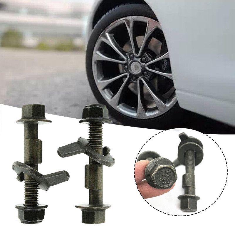 SIAP 2pcs Baut Chamber Spooring 12mm / 12mm Baut Chamber Spooring Chamber Untuk Four-wheel Alignment