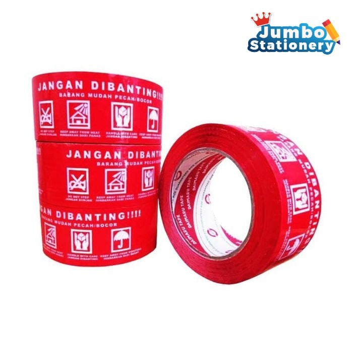 

Selotip Lakban JANGAN DIBANTING Daimaru 2" Inch 48mm x 100m OPP Tape