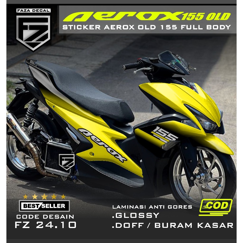 (COD) DECAL STIKER AEROX 155 OLD FULL BODY GRAFIS GRADASI TERBARU - STICKER VARIASI AEROX 155 OLD 20