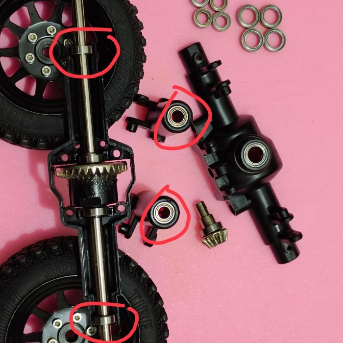 Bearing Laher Gardan kecil RC MN86k MN86ks