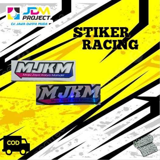 Cetak Kilat - Stiker Motor Racing Bengkel Balap - MJKM Barbara Aben