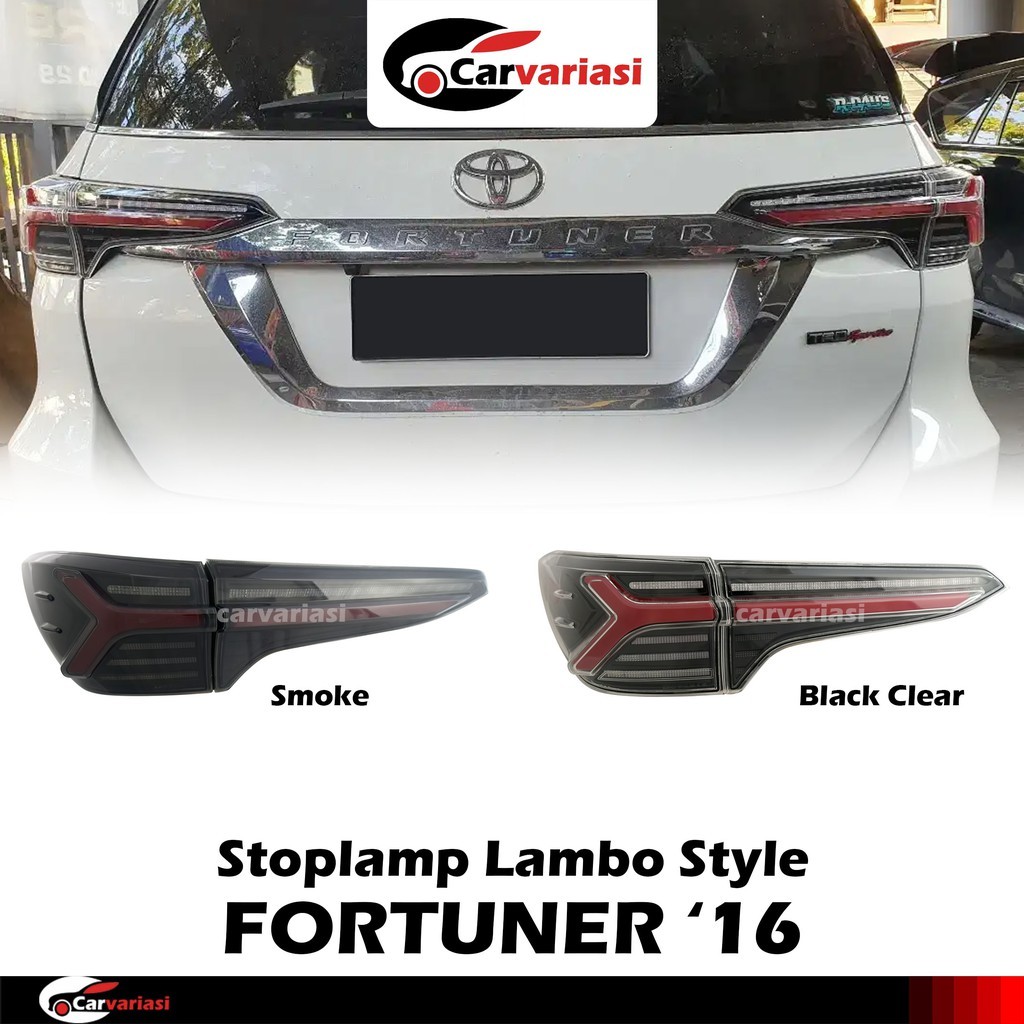 STOPLAMP TOYOTA FORTUNER VRZ LAMBO STYLE