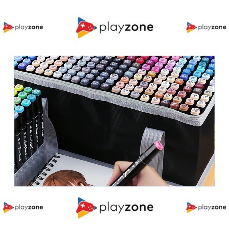 

TouchFive 120Pcs Warna Sketsa Spidol Umum General Marker Set Animation Markers / Sketch Twin Market Set Spidol