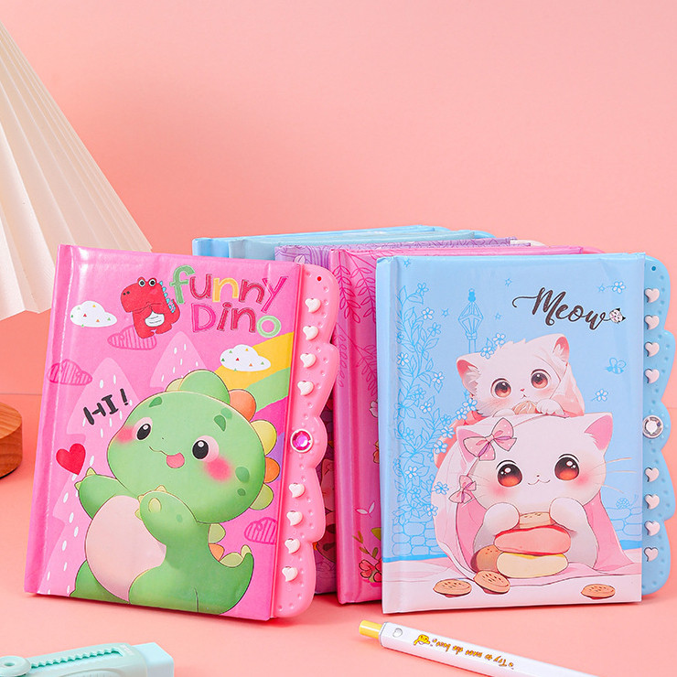 

TERMURAH! BUKU CATATAN MINI / DIARY MINI YANG DAPAT DIKUNCI DAN MUDAH DIBAWA MOTIF KARTUN LUCU