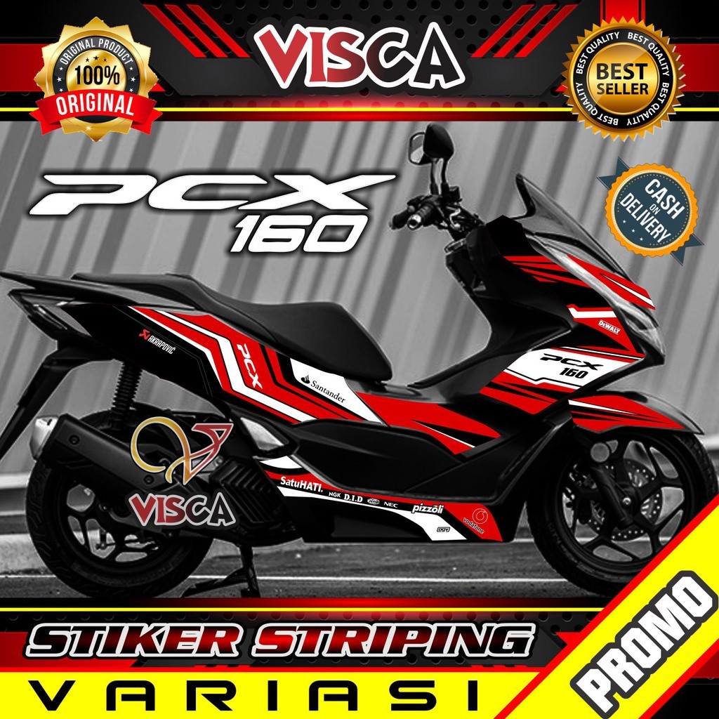 Striping Pcx 160 2021 - Sticker Striping Variasi Lis Pcx 160 2021 - Striping Hologram Pcx 160 2021
