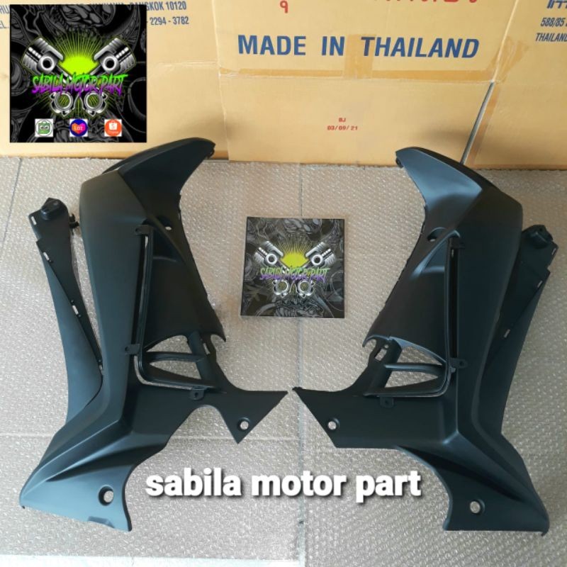 PROMO cover sayap full set honda supra x125 r atau batman warna biru doft merah doft hitam doft