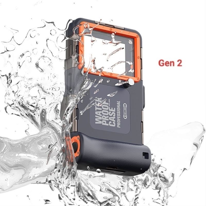 Shellbox casing menyelam Gen 2 Gen 3 Bluetooth sarung HP universal tahan air 15m Vivo Xiaomi Samsung
