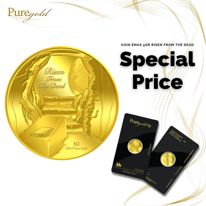 Emas Koin Logam Mulia 5 Gram Risen From The Dead Emas Batangan PureGold