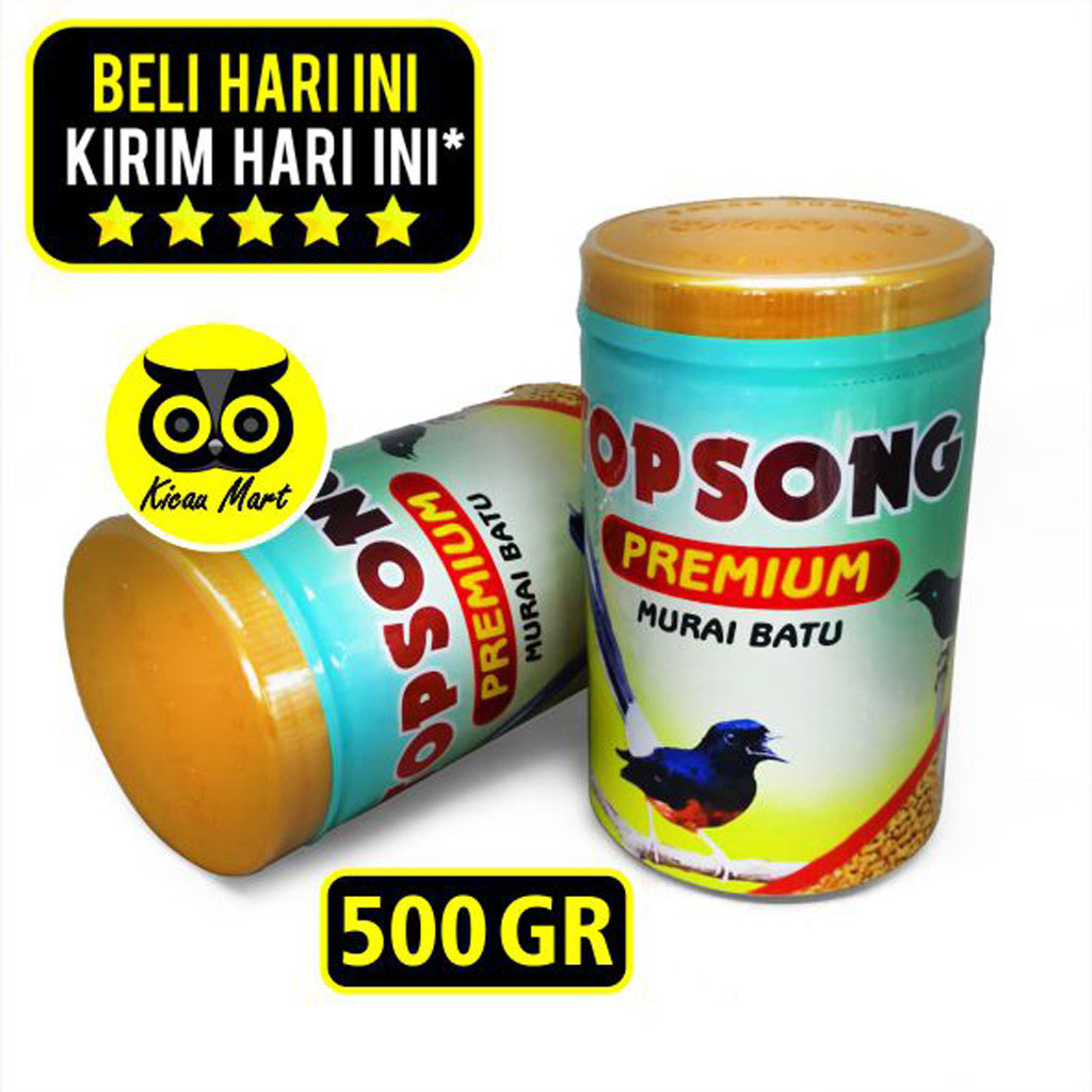 KICAU MART Topsong Premium Murai Batu Pur Voer Top Song Coklat Pakan Burung Murai Batu Topsong Top S