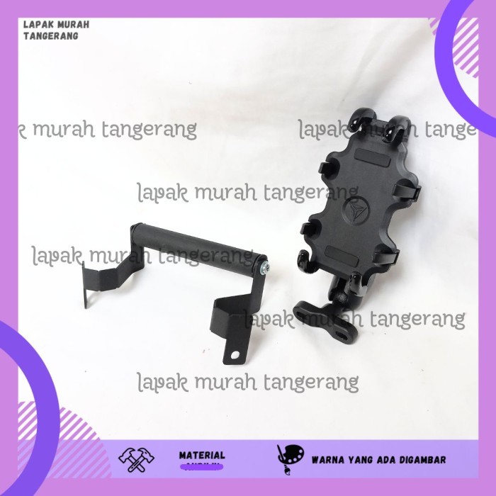 PAKET HOLDER GPS HP CBR 250 RR PHONE HOLDER MOTOWOLF ALUMUNIUM STANG MOTOR BRAKET BRACKET BREKET HOL