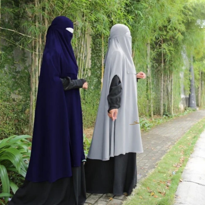 ♚SALE ♚ -Bongkar Gudang MALIKA Khimar Splithand Armhole - Khadijah Indonesia #ayranashwa - vintage k