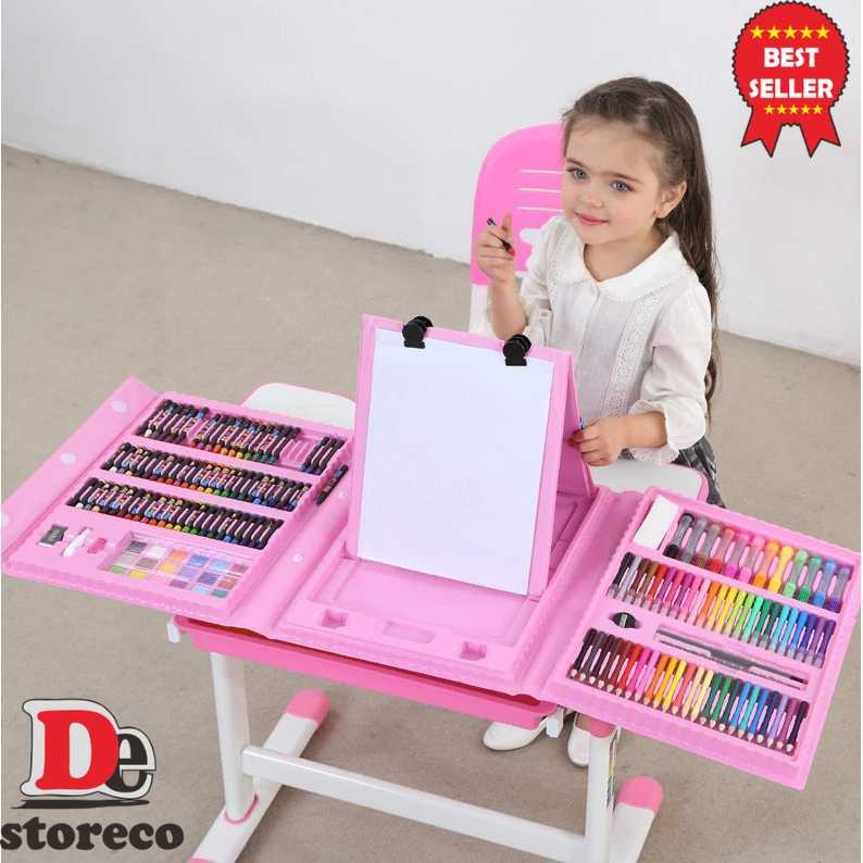 

ZFK Super Mega Set Alat Mewarnai Anak Colorful Children 208 PCS - ZF208