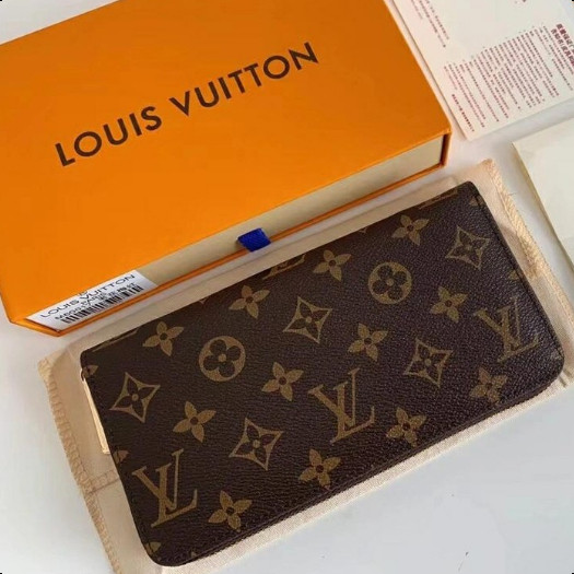 [Toko Butik Annie]   Louis Vuitton Zippy Dompet Pria Panjang Presbiopia Ritsleting/Dompet Pria Panja