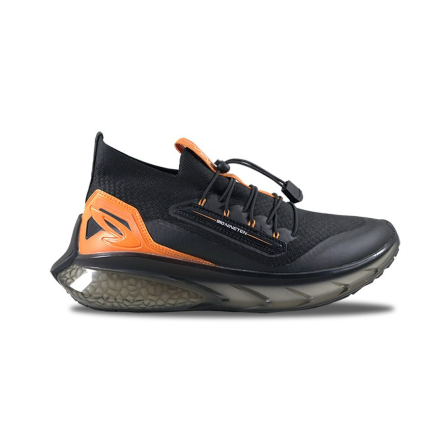 910 Nineten Yuka Ace Sepatu Training - Hitam/Orange