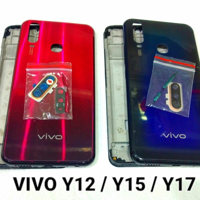 [COD] kesing housing casing full set vivo y12 / y15 / y17 freme + backdoor - Biru