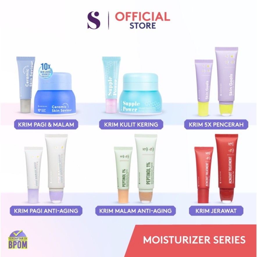 ❄️Domestika❄️ SOMETHINC ALL Moisturizer Series (Ceramic Skin Saviour, Supple Power Bomb, Skin Goals,