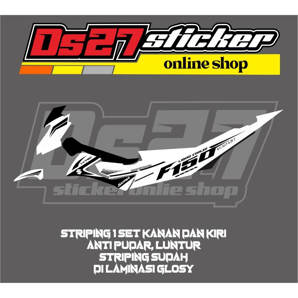 Striping Sticker Variasi Satria Fu Type F150