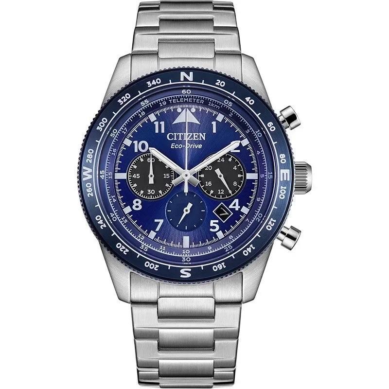 CITIZEN Men Watches Luxury Trend Quartz Calendar Waterproof Multi Function Fancy Round Watch Stainle