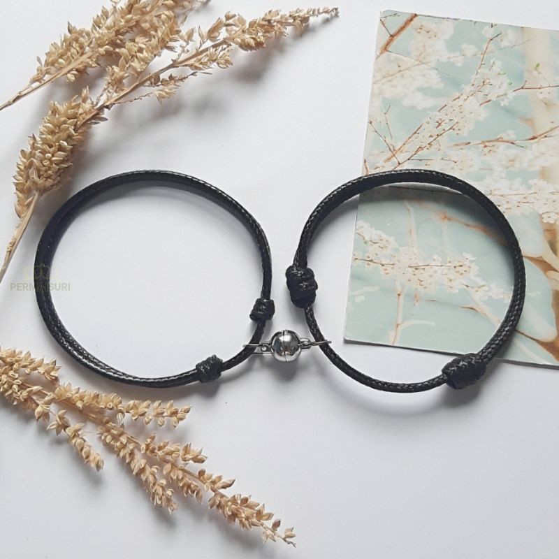 Gelang Pasangan Gelang Couple Magnet 1 Pasang 2 Pcs