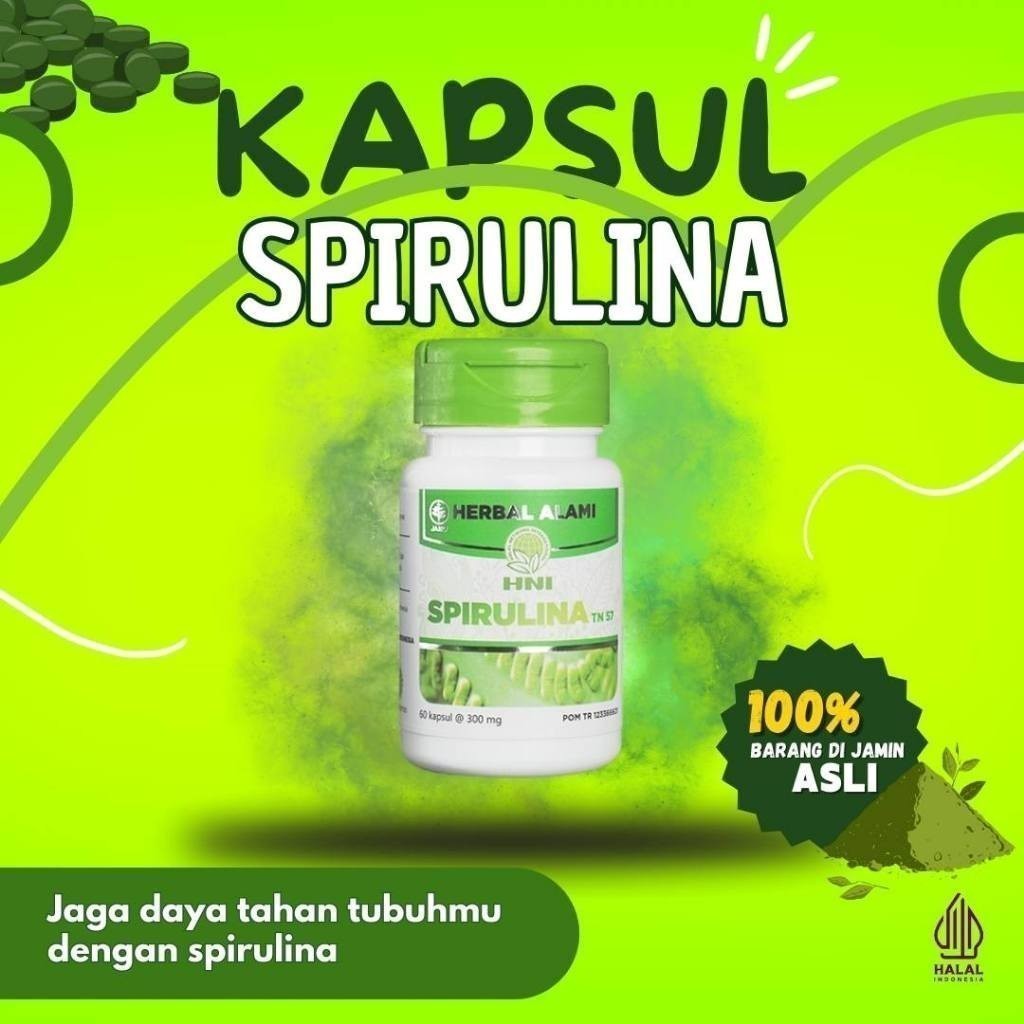 

TERMURAH SPIRULINA HNI HPAI MEMELIHARA DAYA TAHAN TUBUH ANEMIA 30GR EXP 2025