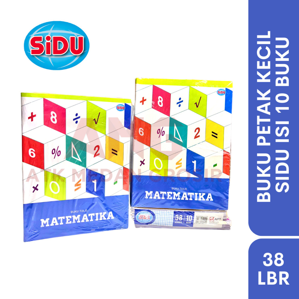 

BUKU PETAK KECIL MATEMATIKA SINAR DUNIA | SIDU ISI 38 LEMBAR HARGA PER BUNGKUS ISI 10 BUKU