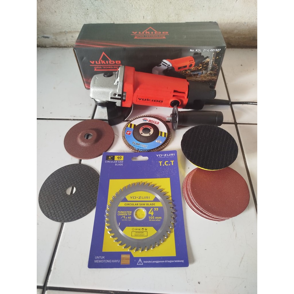 Paket Mesin Gerinda lengkap Mailtank SH05 Gerinda Tangan Murah dan Berkualitas