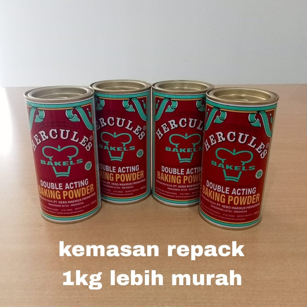 

Baking Powder 1Kg Hercules Asli repack lebih murah