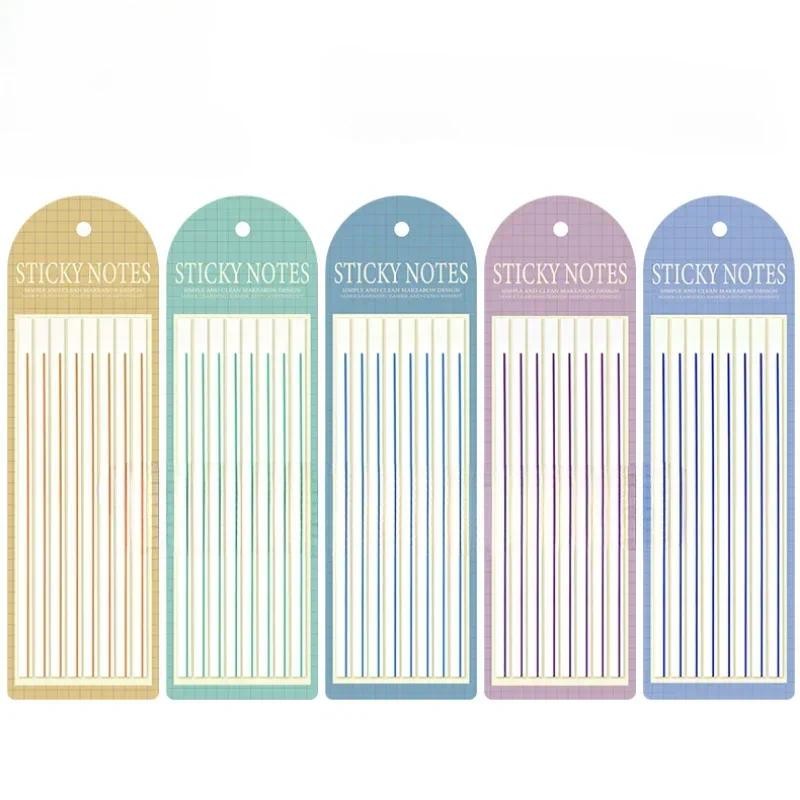

160sheets/set Strips Shape Sticky Note Index Label Knowledge Points Mark Stickers for Diary Notebook Decor Stickers Notepad