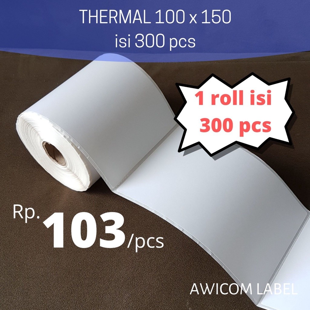 

RB [KHUSUS KURIR INSTAN] Label Thermal 100x150