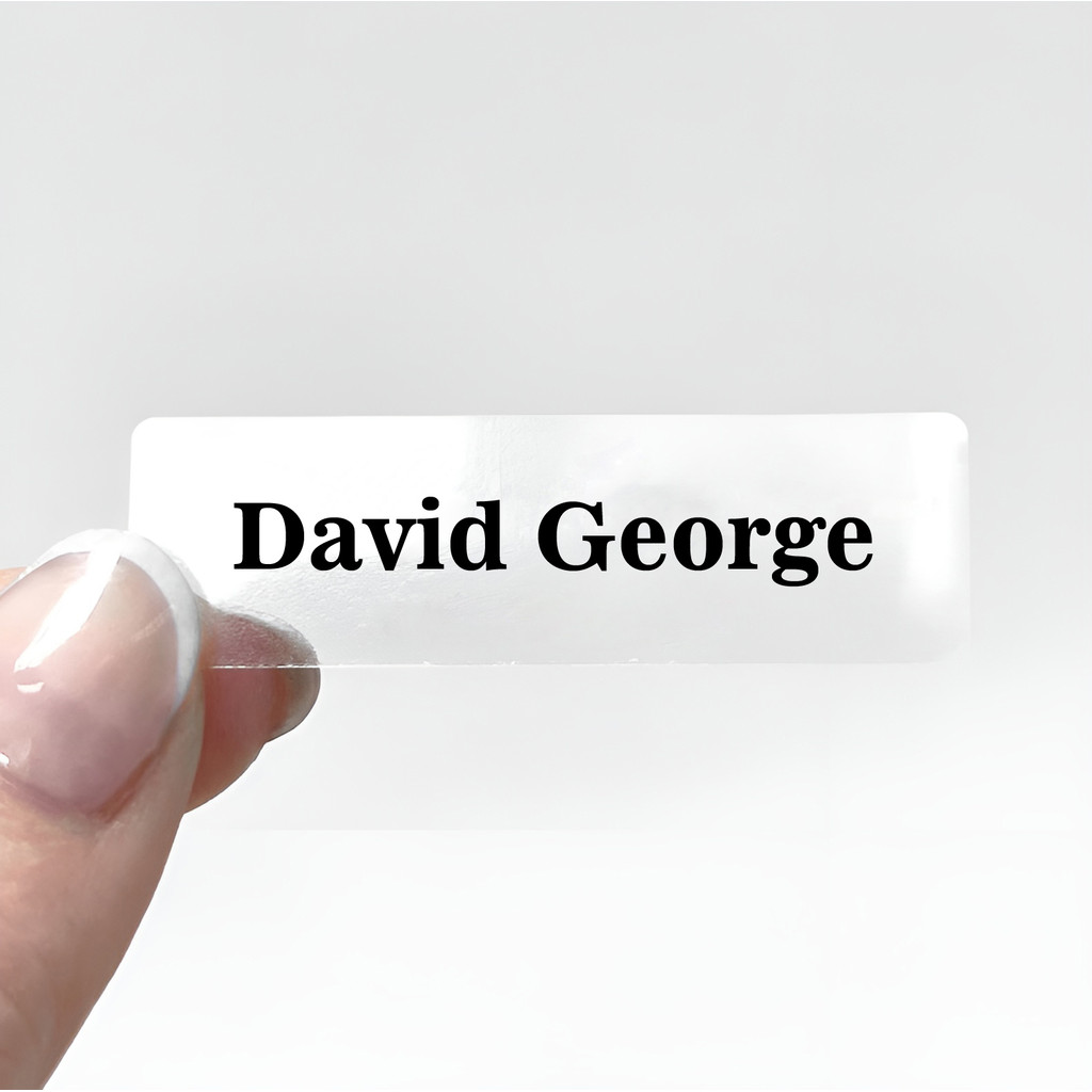 

50pcs Custom Name Stickers Child, Transparent Stickers Personalized, Waterproof School Stationery Scrapbook Office Sticker Label