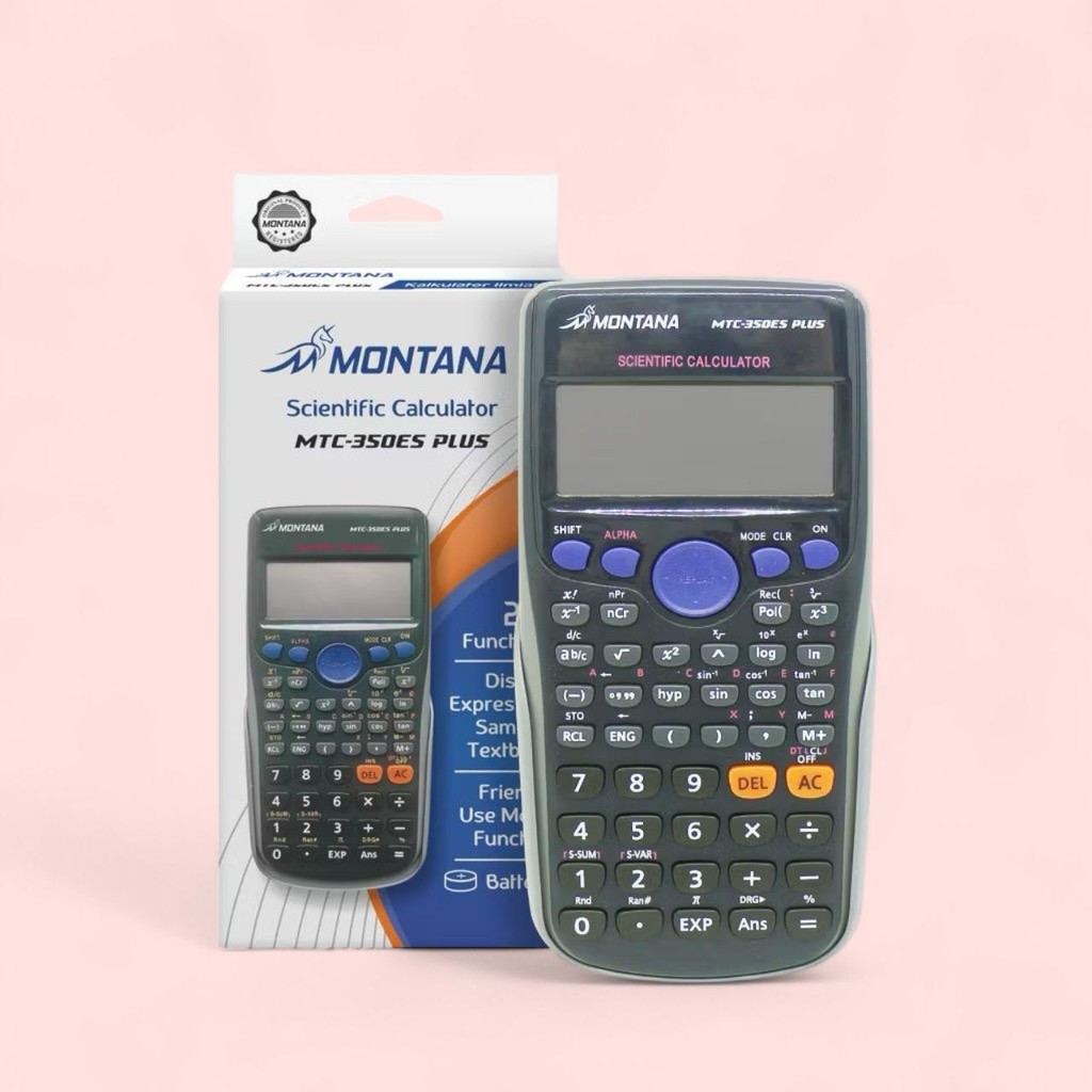 

Kalkulator 252 Functions 12 Digit Scientific Calculator Big Display MTC-350ES