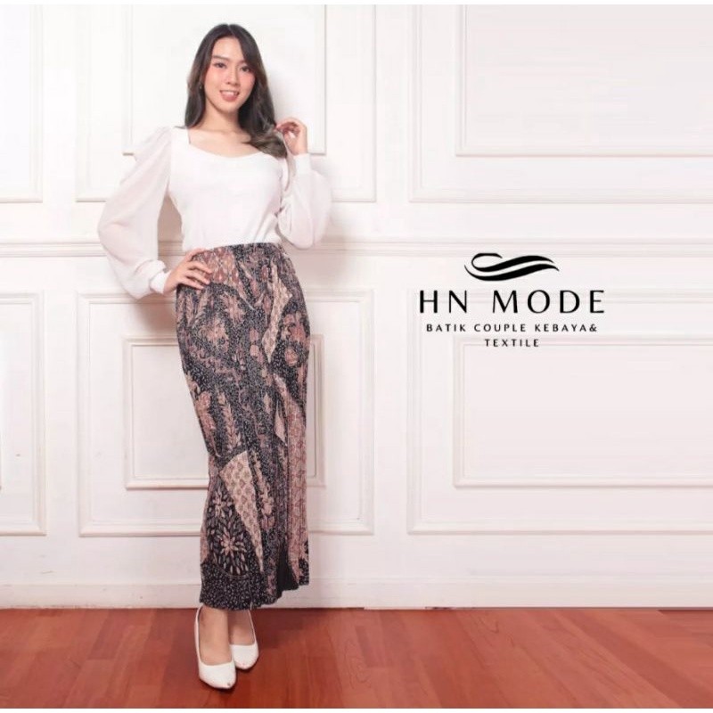 Rok Plisket Motif / Bawahan Kebaya/ Rok Batik/ Rok Kebaya / Bawahan Kebaya Wisuda Modern Kondangan