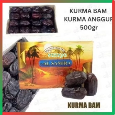 

(SG) KURMA BAM KURMA ANGGUR 500 600 gram